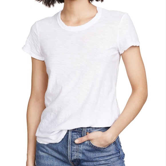 James Perse Tops - James Perse White Short Sleeve Tee